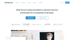 Desktop Screenshot of helpscout.net